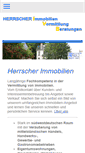 Mobile Screenshot of herrscher-immobilien.de