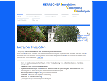 Tablet Screenshot of herrscher-immobilien.de